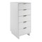 Manhattan Comfort Granville Tall 23.62 Narrow Dresser in White DR-5001 - alternate 9